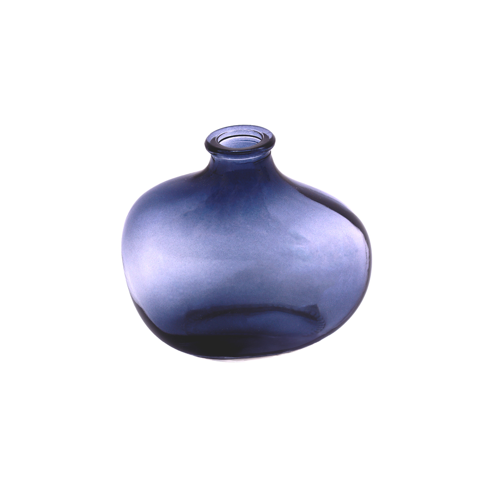 Ваза "Vessel" (стекло), D11xН10 см Синий