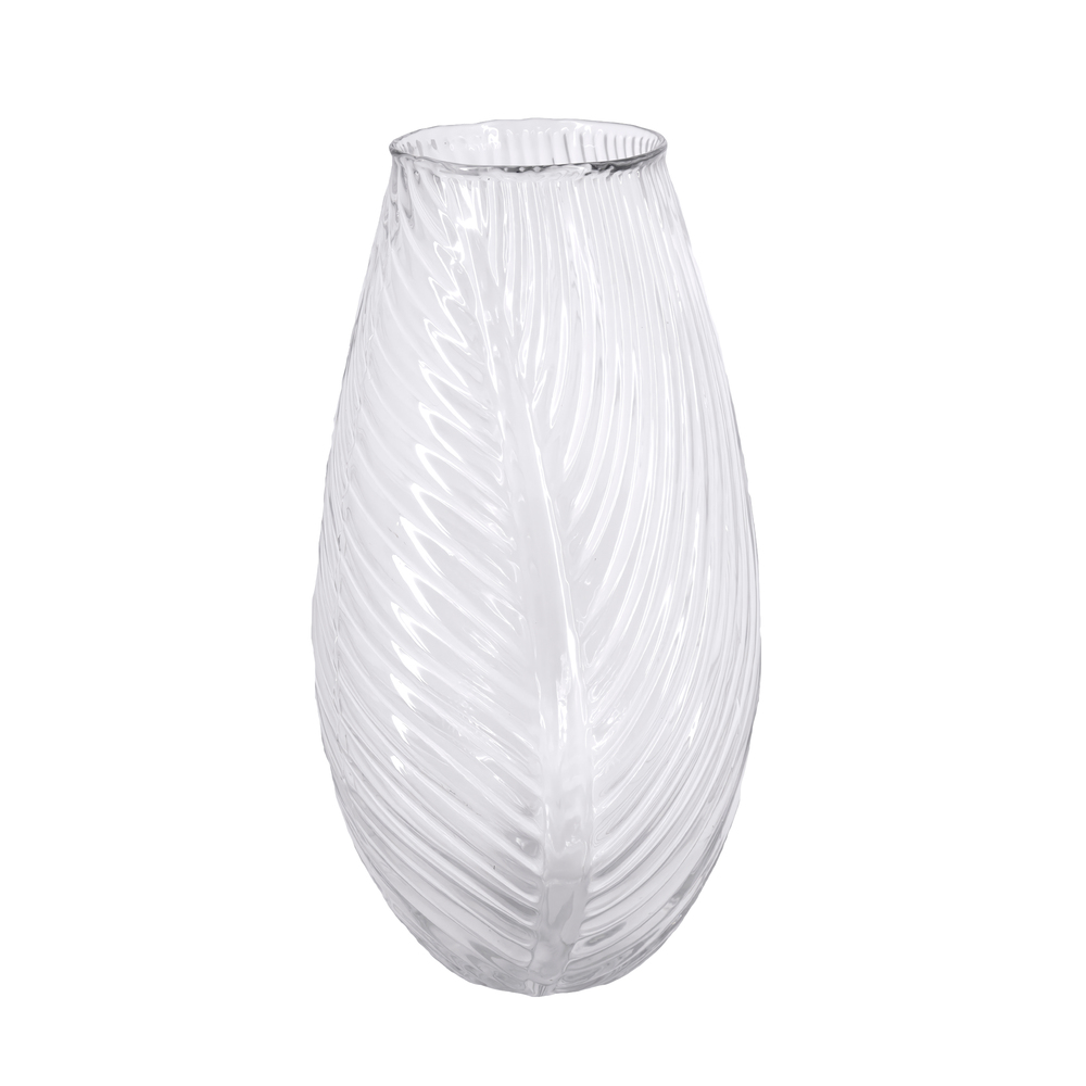 Ваза "Sheet" (стекло), D14хН33 см Прозрачный