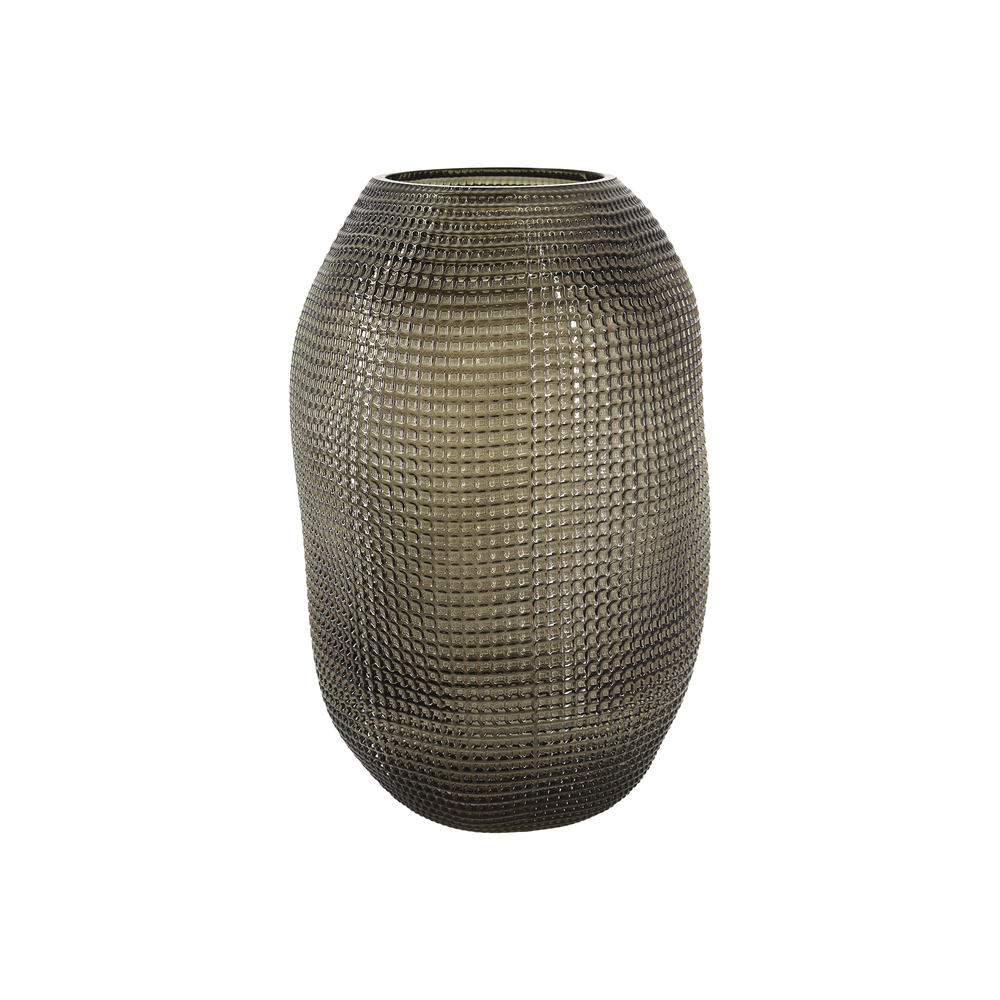 Ваза "Ellipse" (стекло), D17хН26 см Кофейный