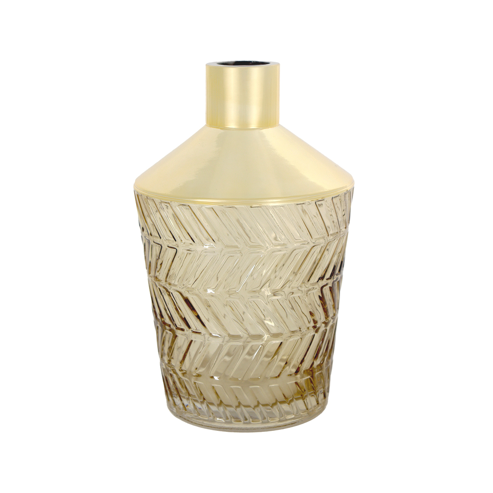 Ваза "Perfume" (стекло), D15xH23,5 см Коричневый