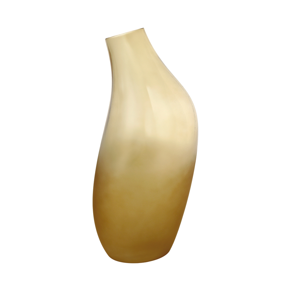 Ваза "Reverence" (стекло), D17,5xH39 см Коричневый