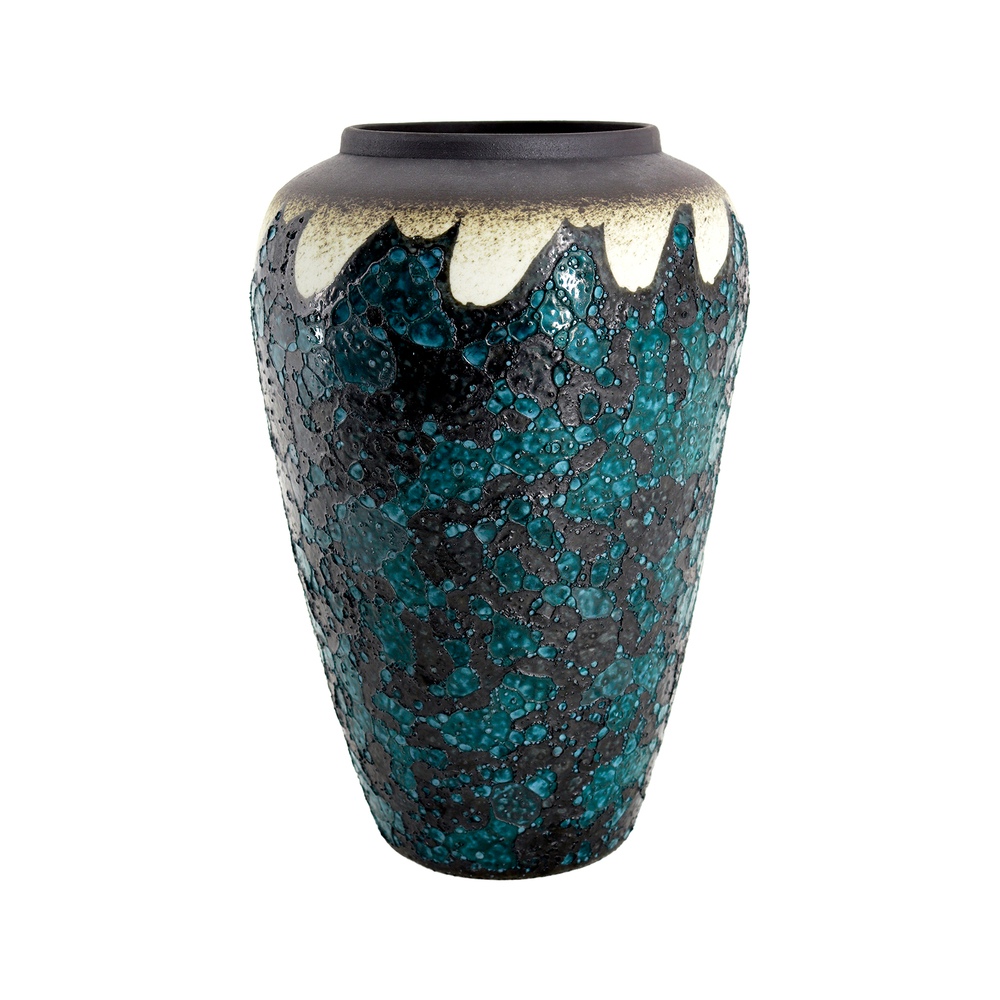 Ваза "Melange" (керамика), D16xH25 см Темно-зеленый