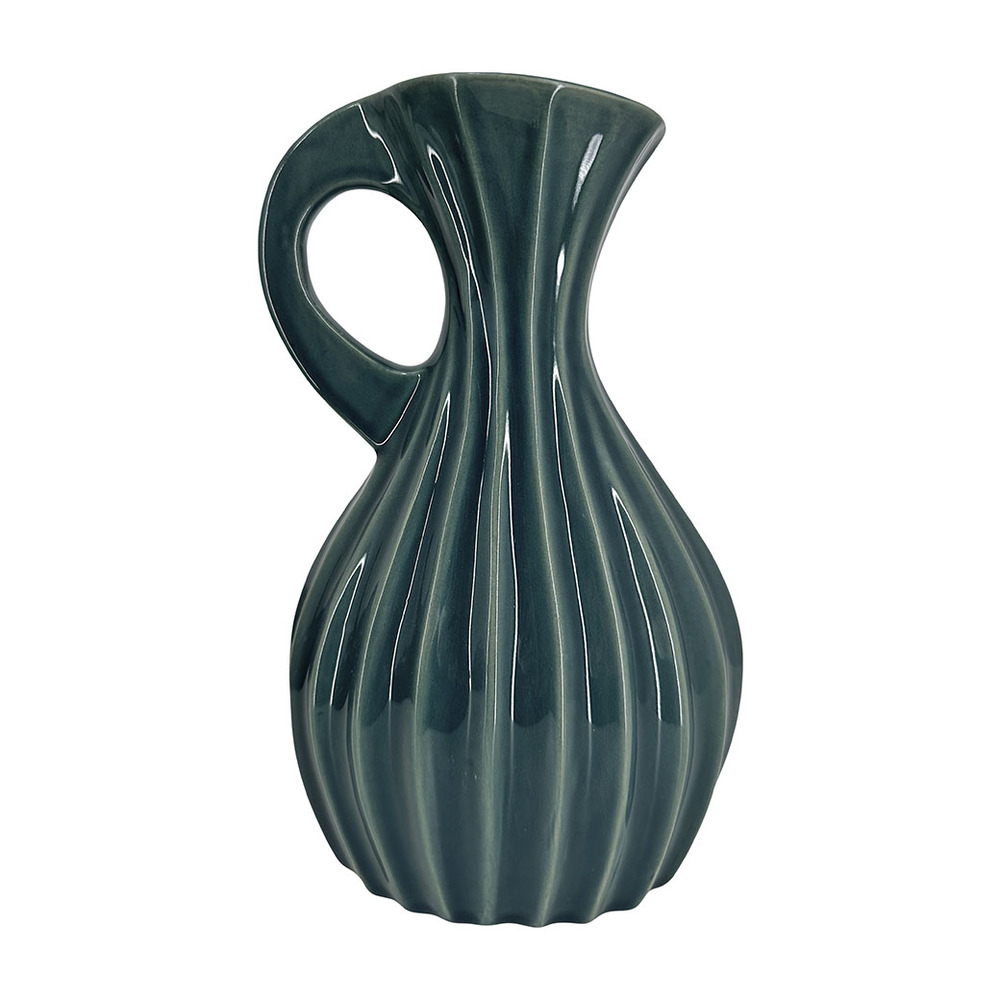 Ваза "Кувшин" (керамика), D13xH20,5 см Синий