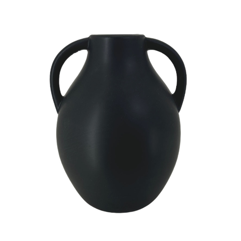 Ваза "Potter" (керамика), D18xН23 см Черный