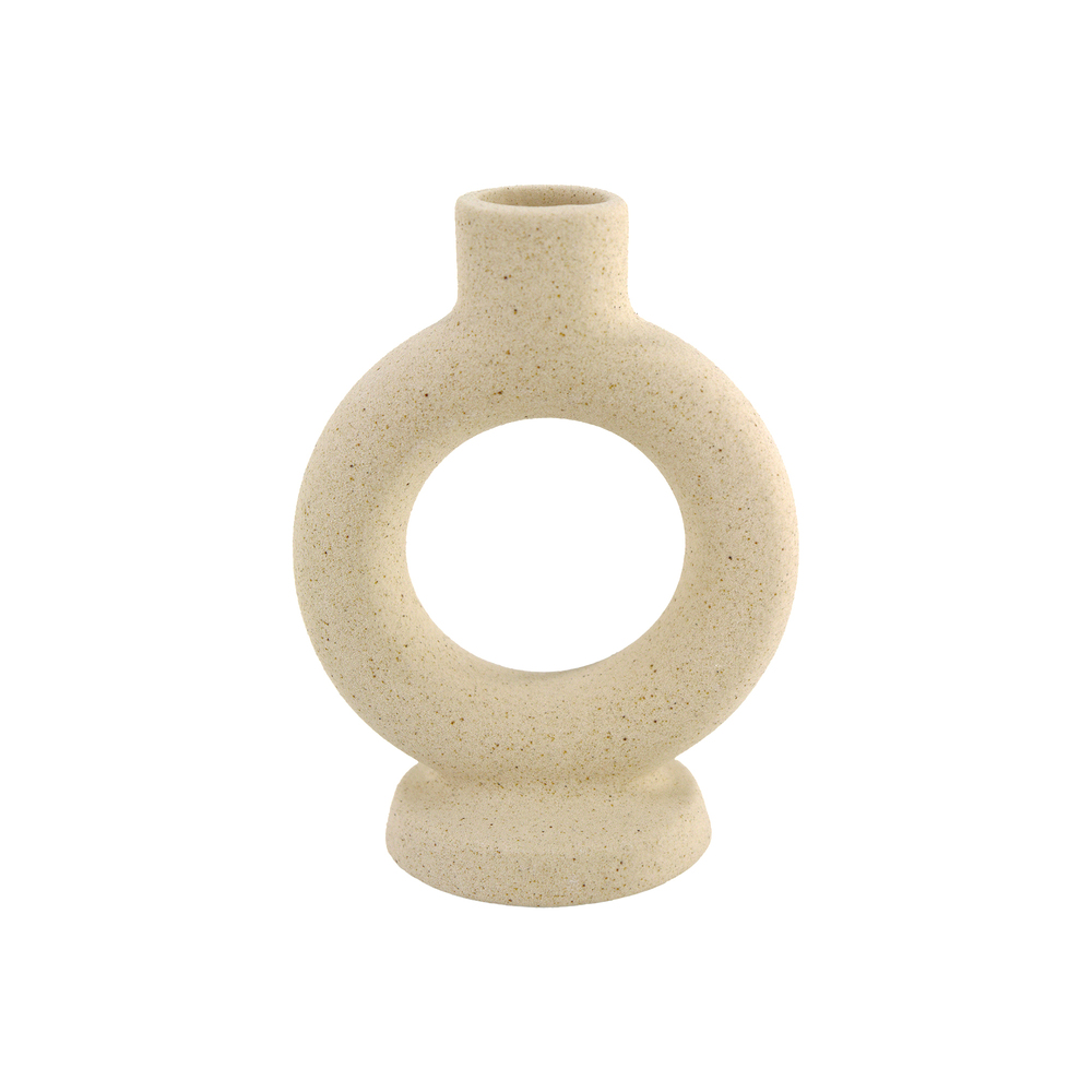 Подсвечник (керамика), 10хН13 см Белый