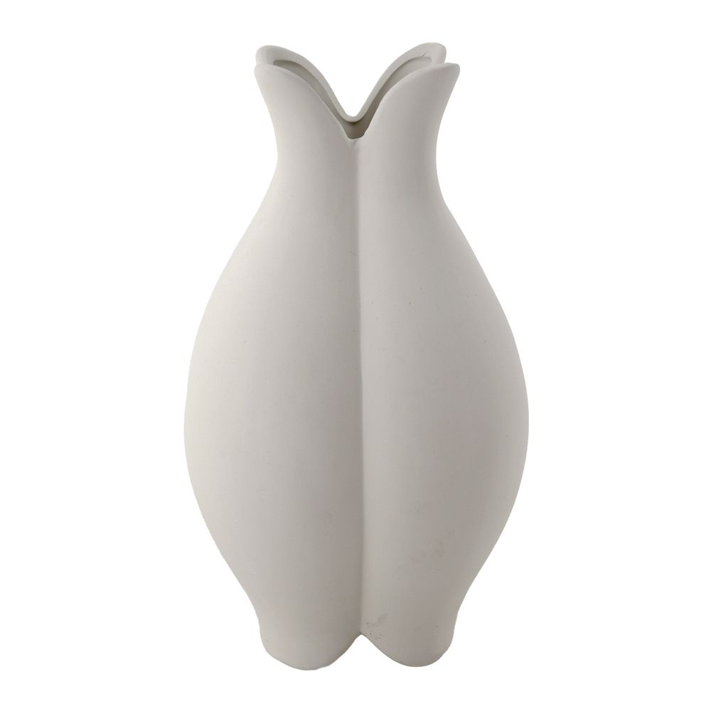 Ваза "Magnolia" (керамика), D16,5хН25 см Белый