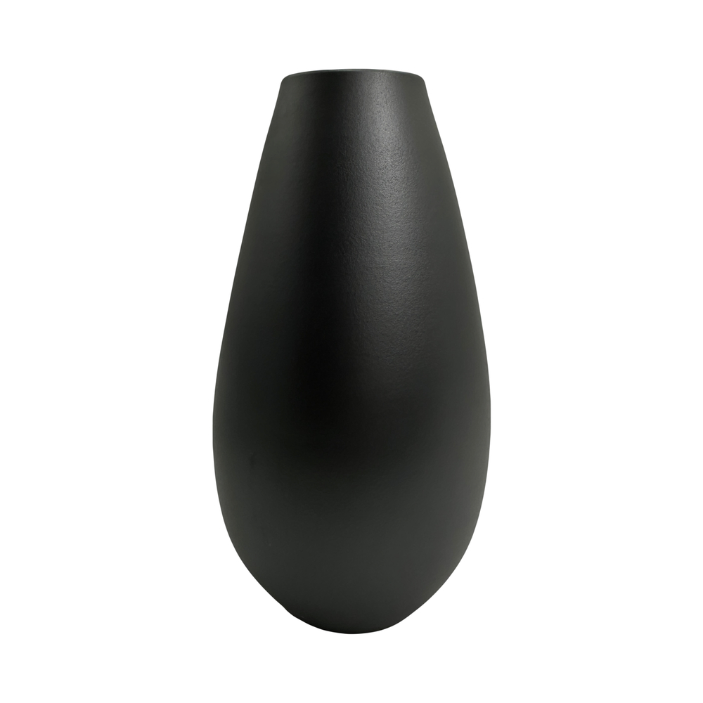 Ваза "Artisan" (керамика), D17xH34 см Графитовый