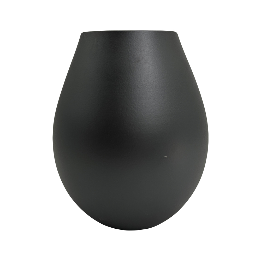 Ваза "Artisan" (керамика), D17xH22 см Графитовый