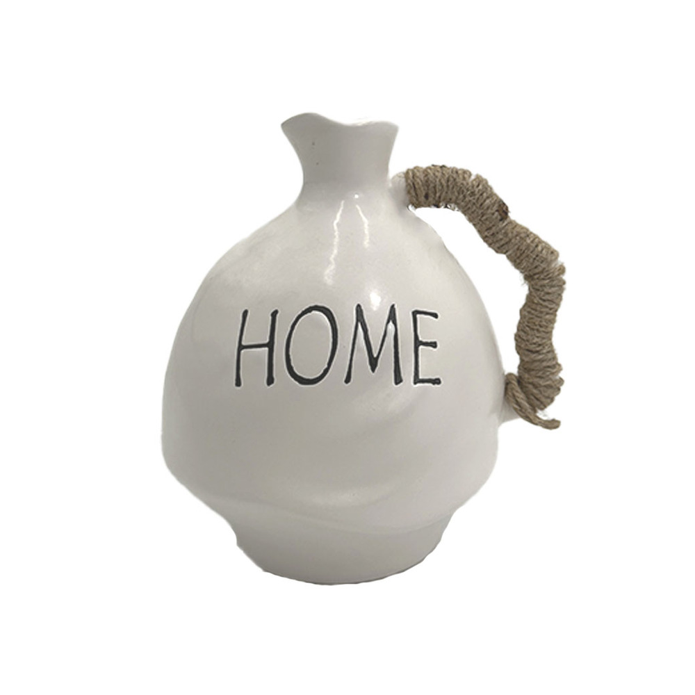 Ваза "Кувшин" (керамика), D12,5xH16 см Белый