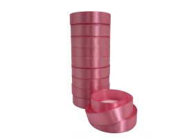 Лента атлас, 20 ммx25 ярд, набор (10 шт) Розовый