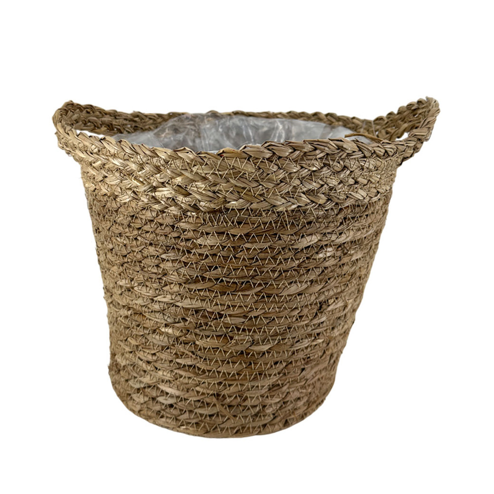 Корзина плетеная (водоросли), D26xH23 см Натуральный