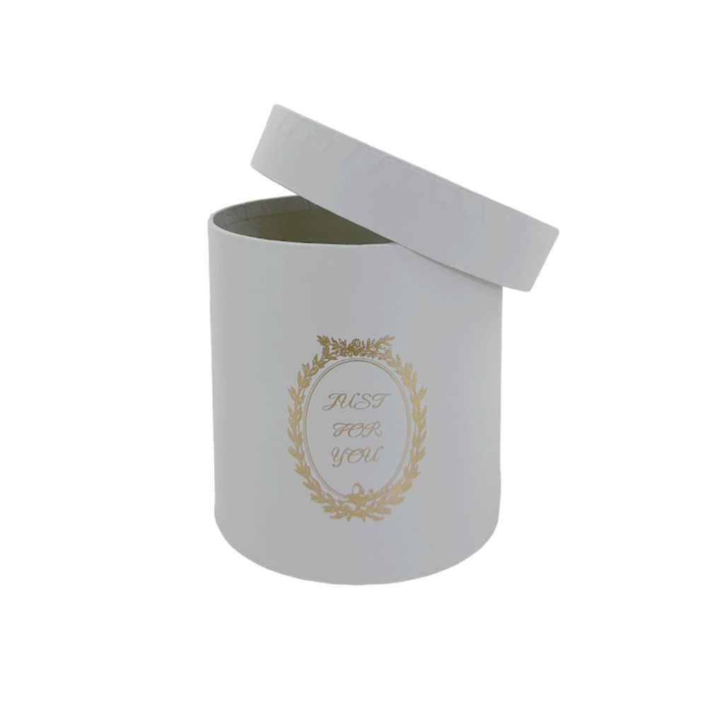 Коробка шляпная "Just for you", D12xH12 см Белый