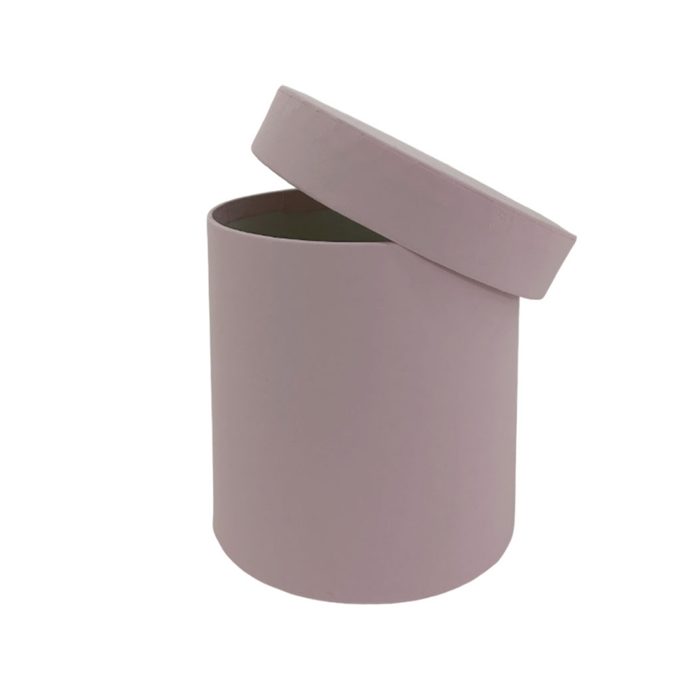 Коробка шляпная, D12xH12 см Светло-розовый