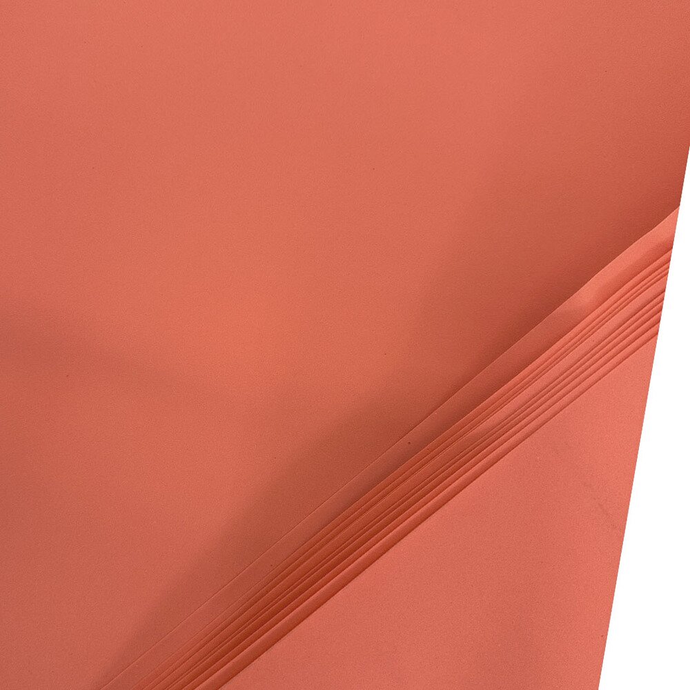 Фоамиран, 60x70 см, 1 мм, набор (10 шт) Коралловый