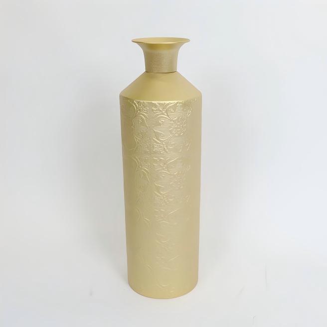 Ваза (металл), D15xH50,5 см Золотой