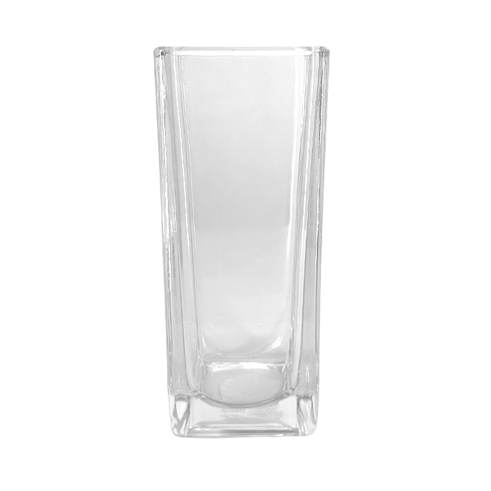 Ваза "Квадратная" (стекло), 8x8xH20 см, К Прозрачный