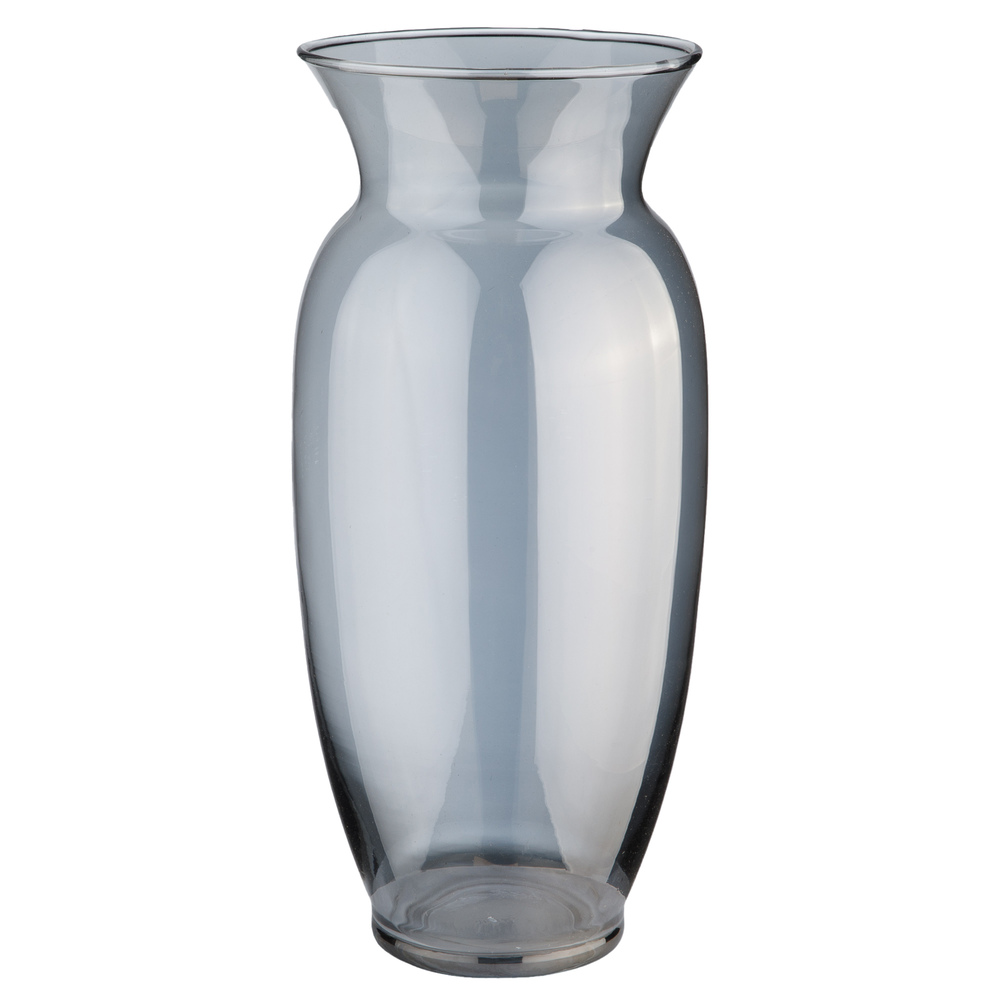 Ваза "Amphora" (стекло), D11,5xH25 см Серый