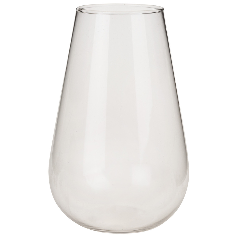 Ваза "Raindrop" (стекло), D12xH20 см Прозрачный