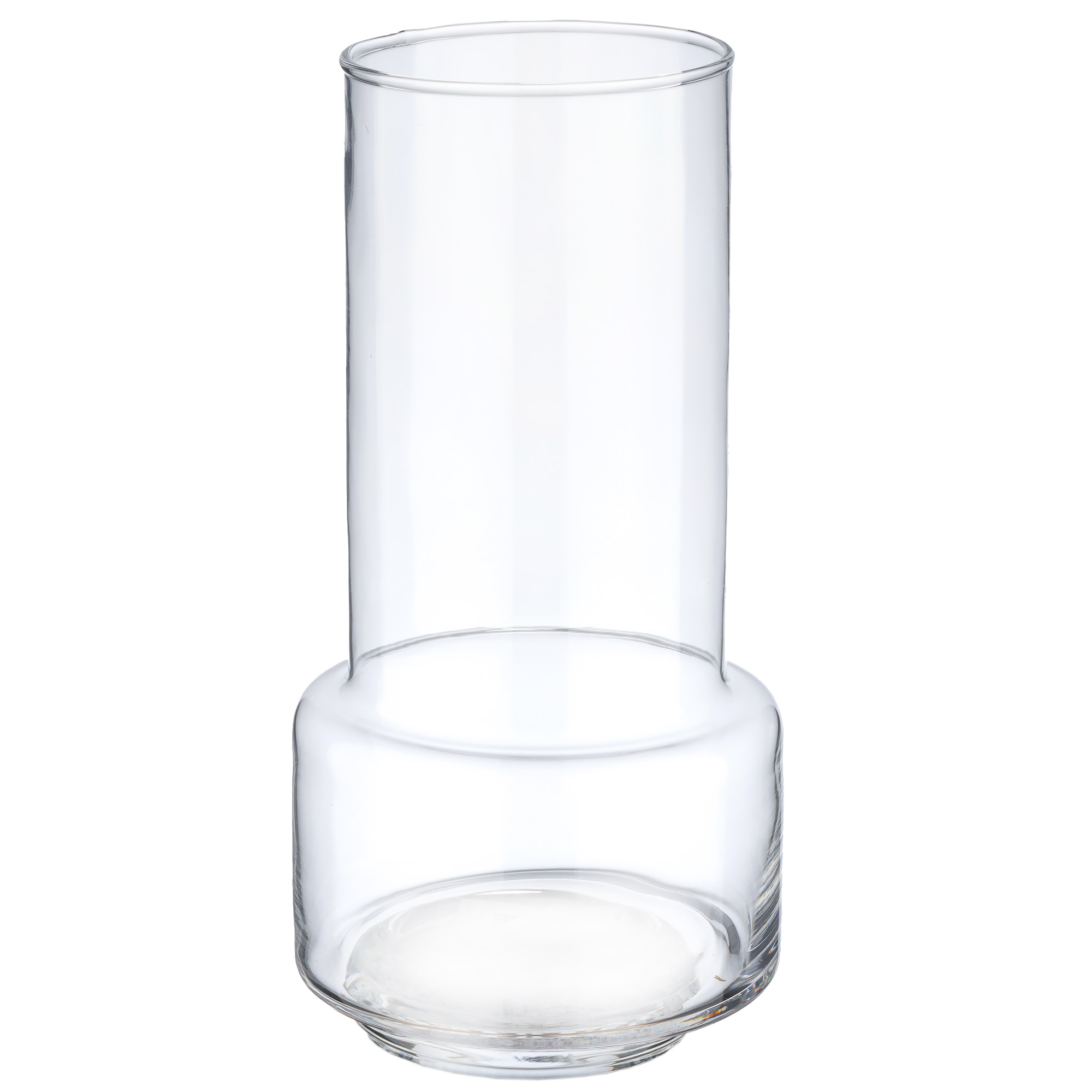 Ваза "Column" (стекло), D8xH20 см Прозрачный