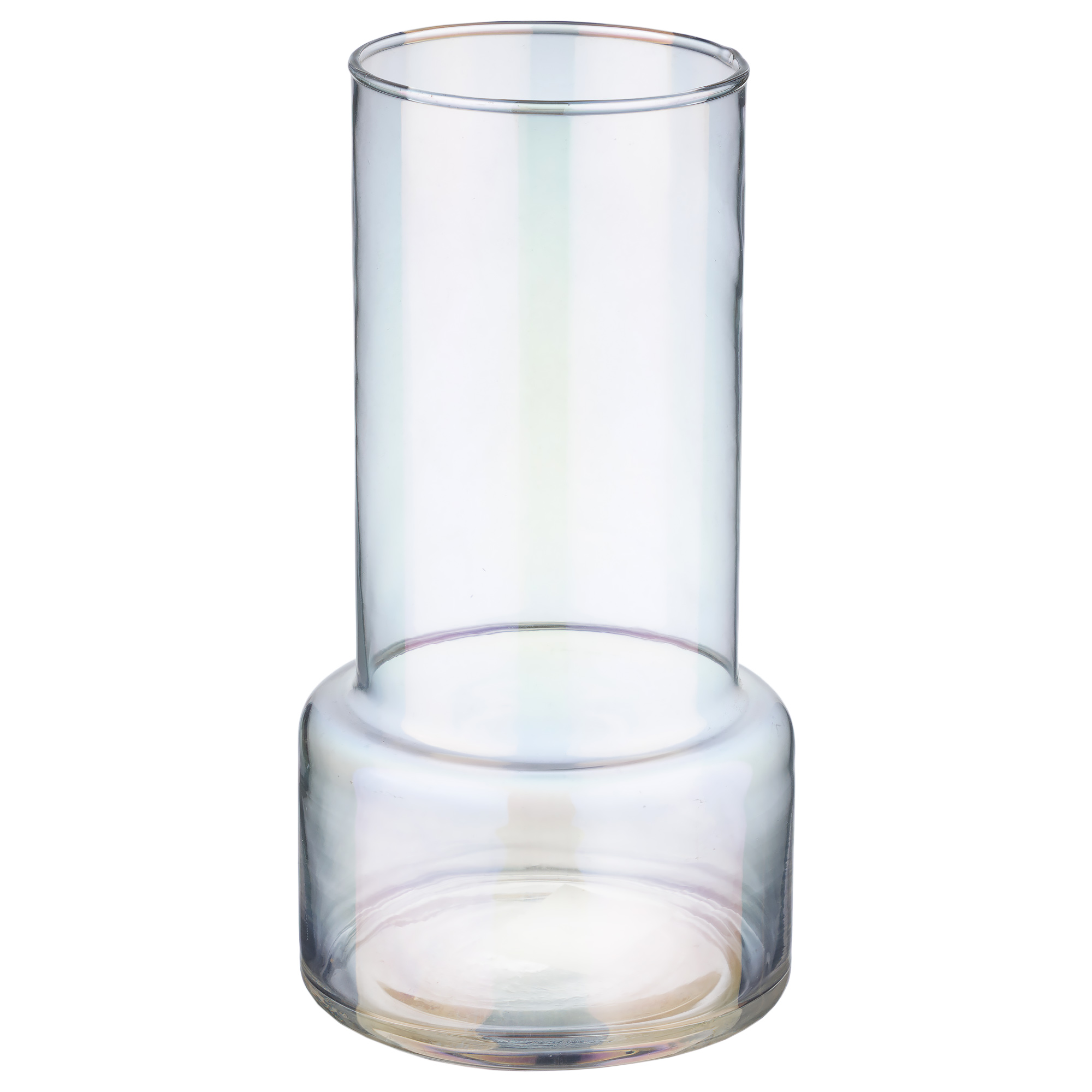 Ваза "Column" (стекло), D8xH20 см Бензиновый