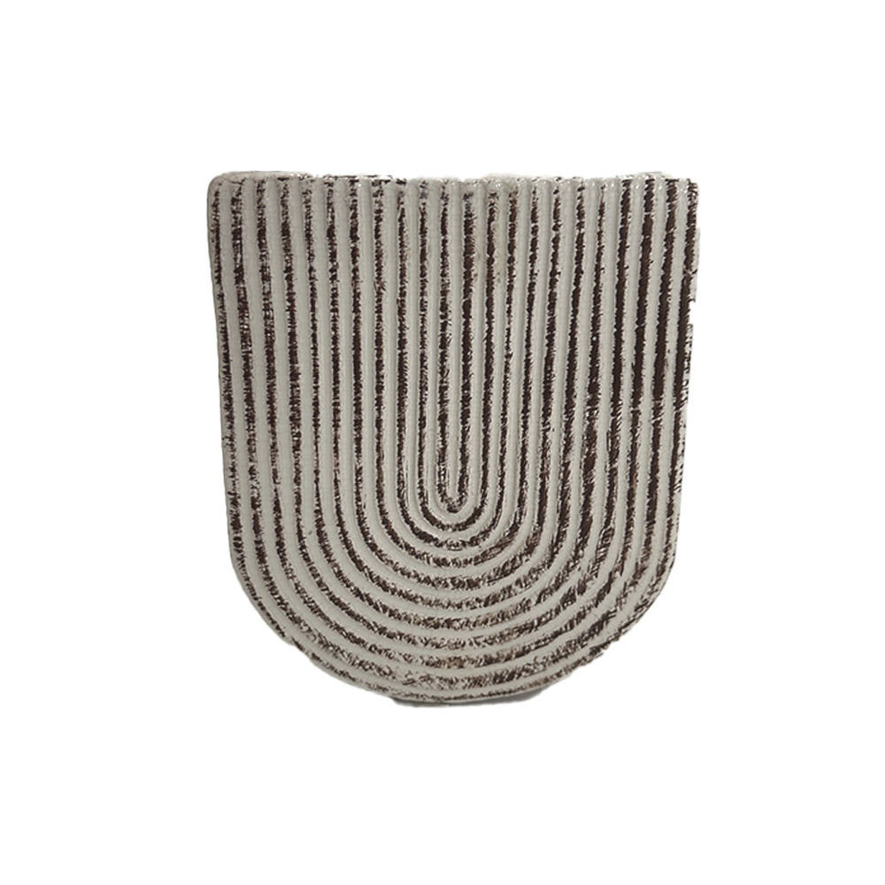 Ваза "Outline" (керамика), 14,5x5xH17,5 см Белый