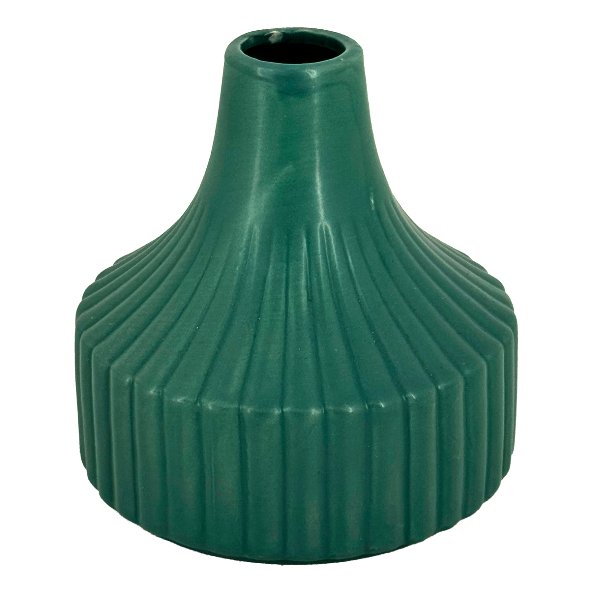Ваза "Neck" (керамика), D11,5xH13 см Зеленый