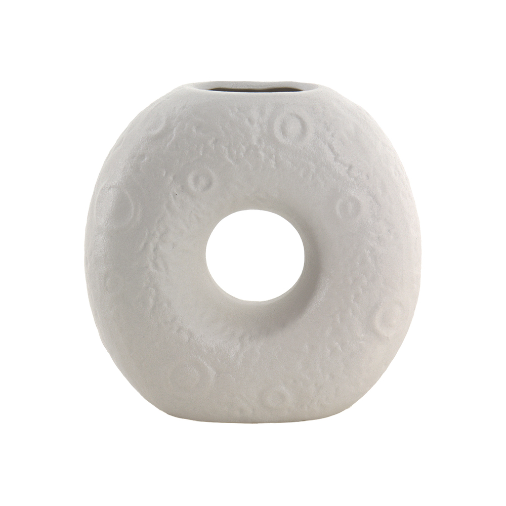 Ваза "Keystone" (керамика), 16,5x5,5xH15 см Белый