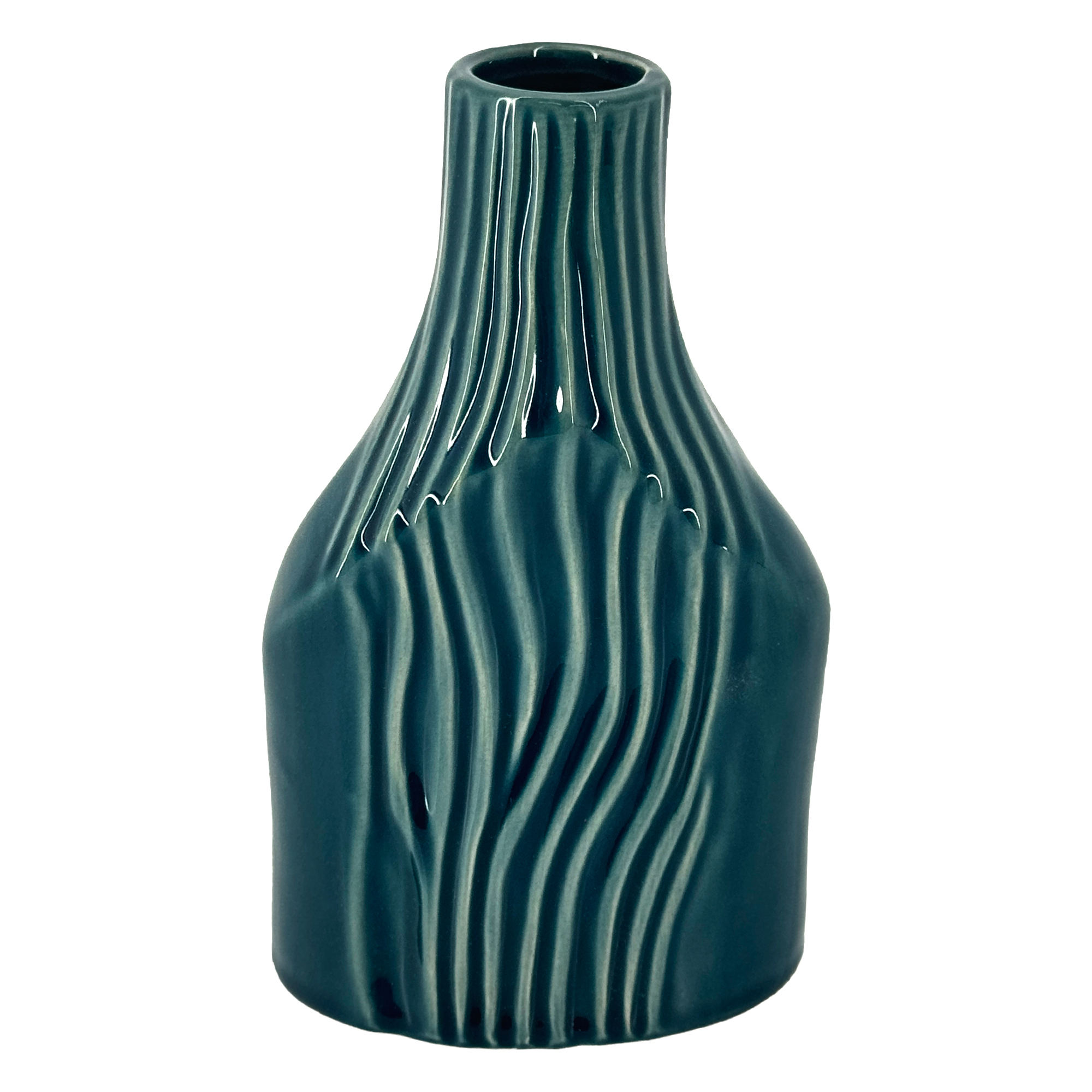 Ваза "Rock" (керамика), D12xH20,5 см Синий