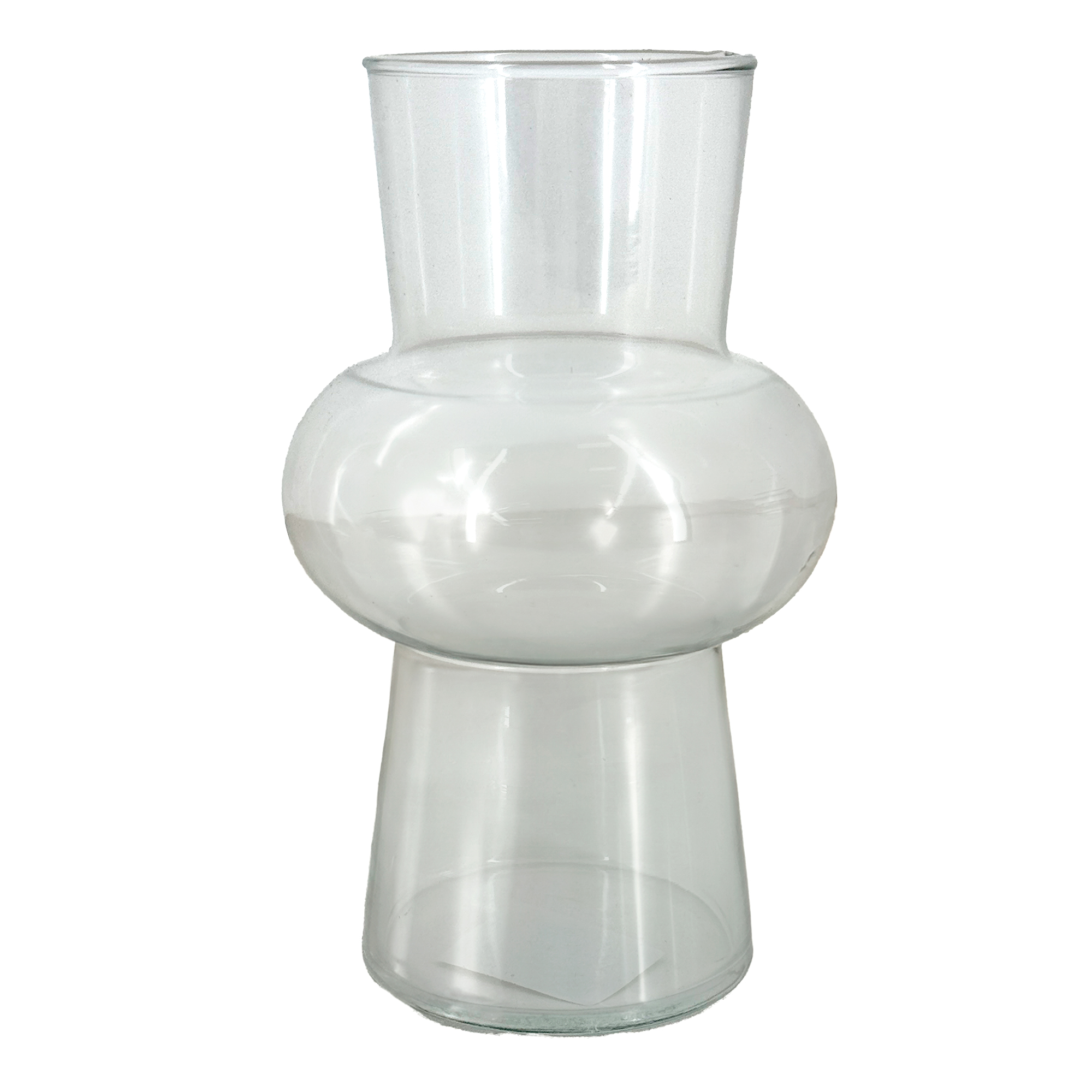 Ваза "Kersten" (стекло), D9,5xH20 см Прозрачный