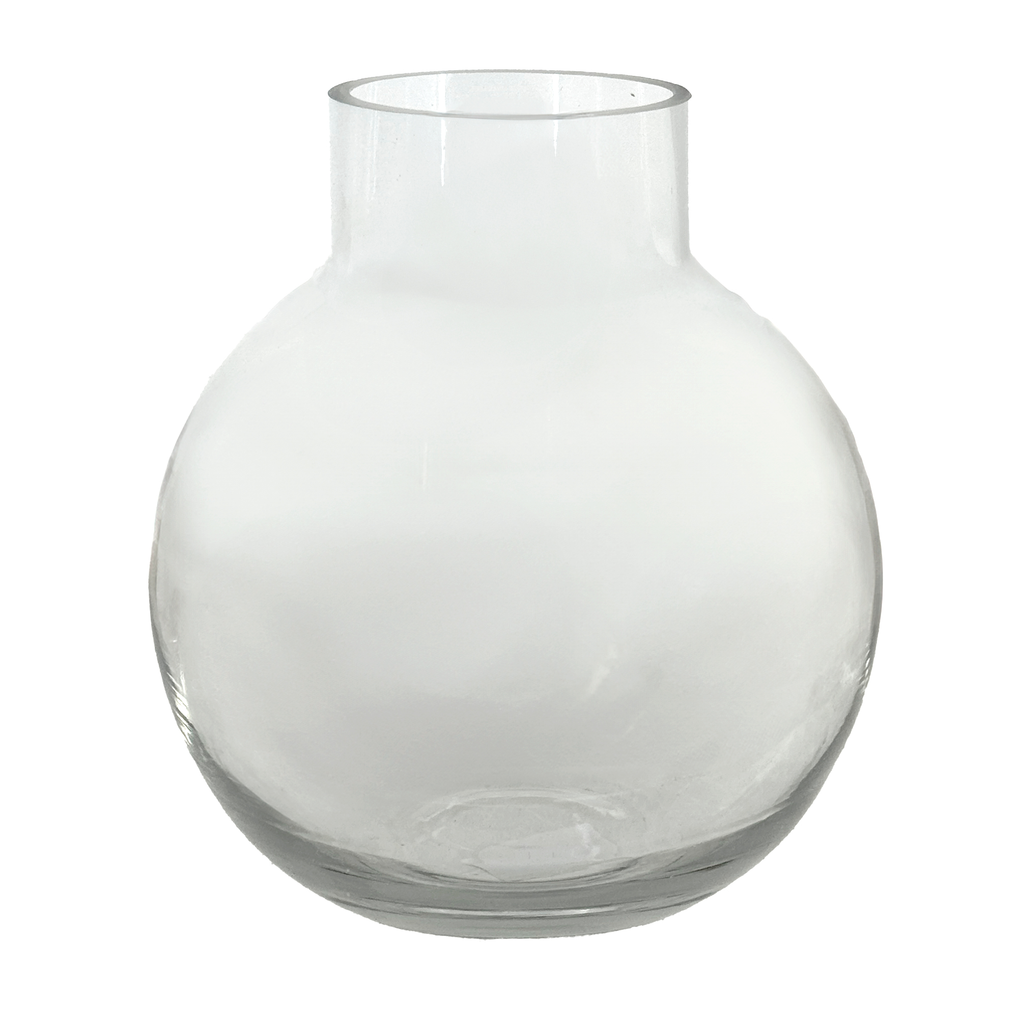 Ваза "Belly" (стекло), D18xH22 см Прозрачный