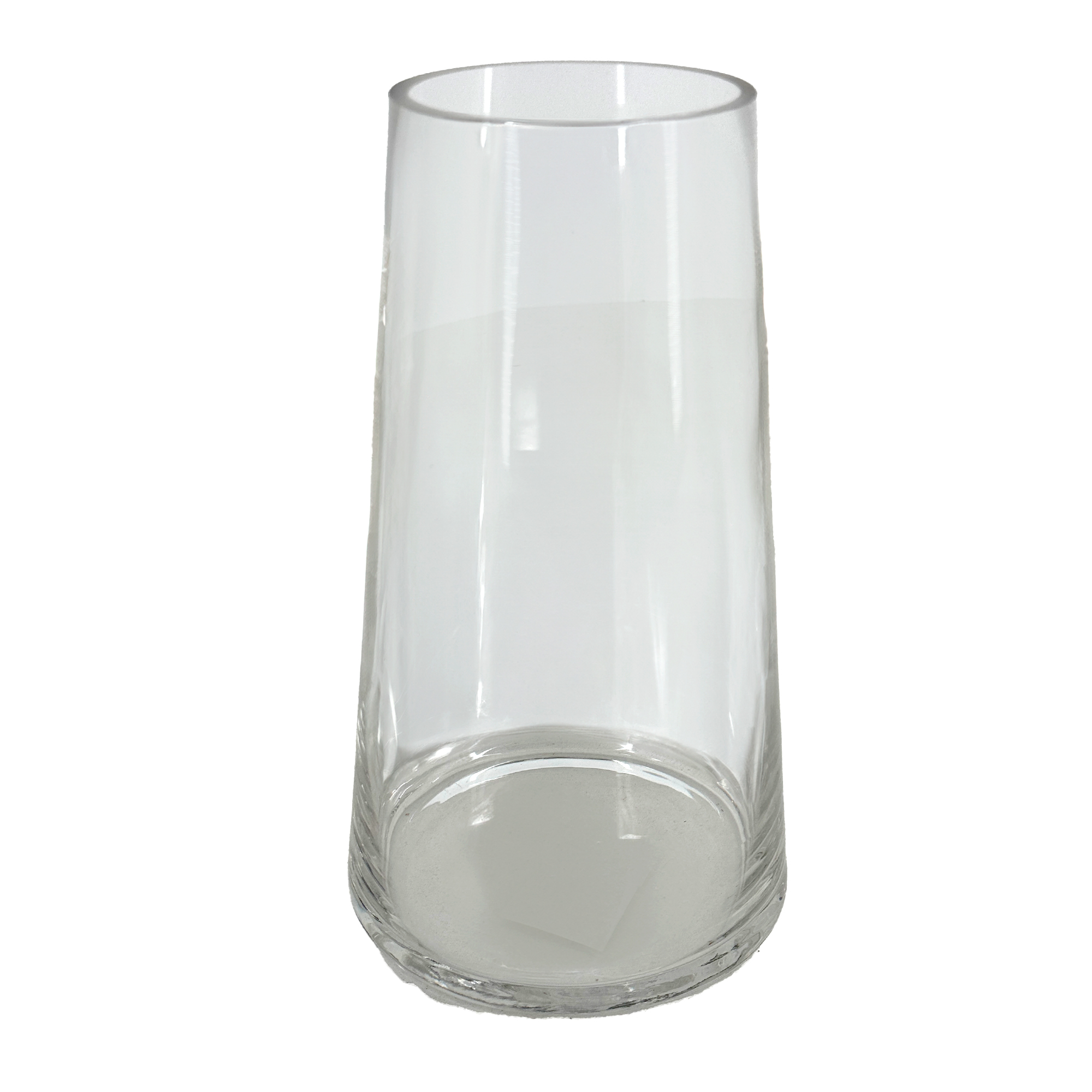 Ваза "Конус" (стекло), D12хH22 см Прозрачный