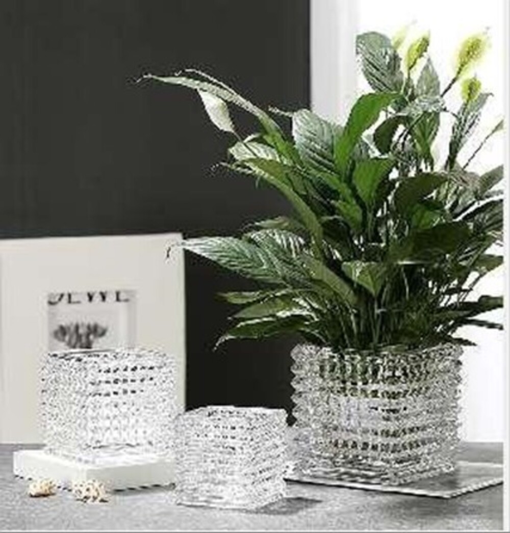 Ваза "Babel" (стекло), 12xH12 см Прозрачный