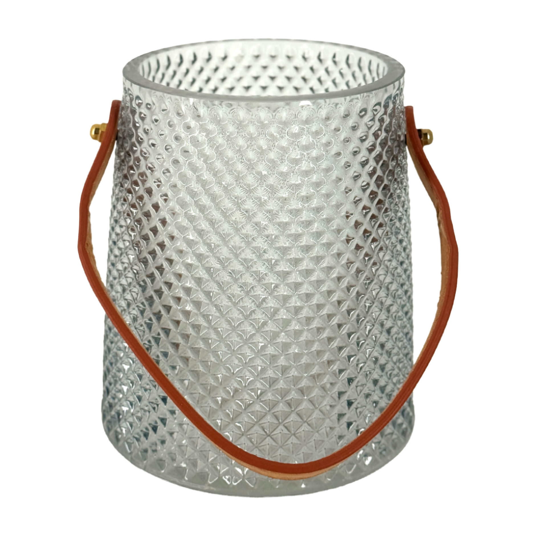 Ваза "Bag" (стекло), D10хН15 см, с ручкой Серый