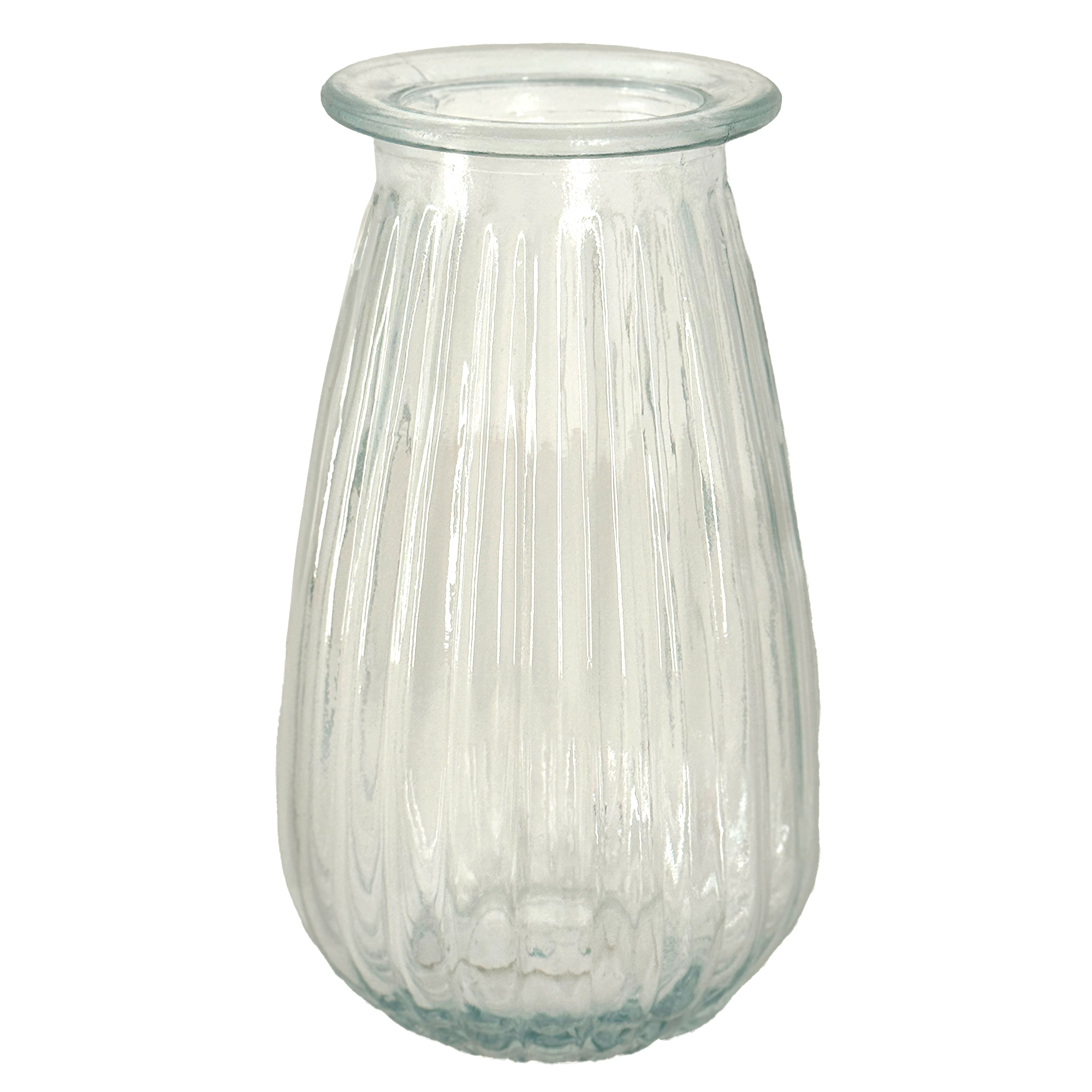 Ваза "Нептун" (стекло), D12хH25 см Прозрачный