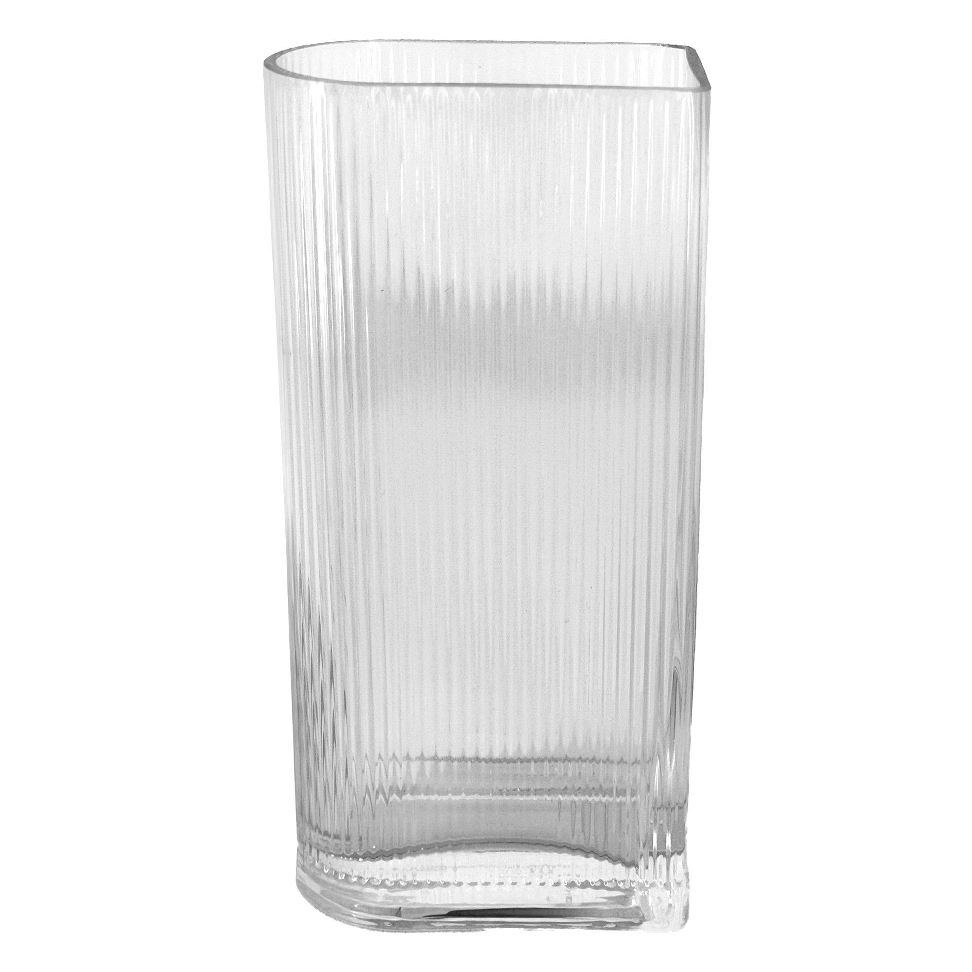 Ваза "Vertical" (стекло), D10,5xH22 см Прозрачный