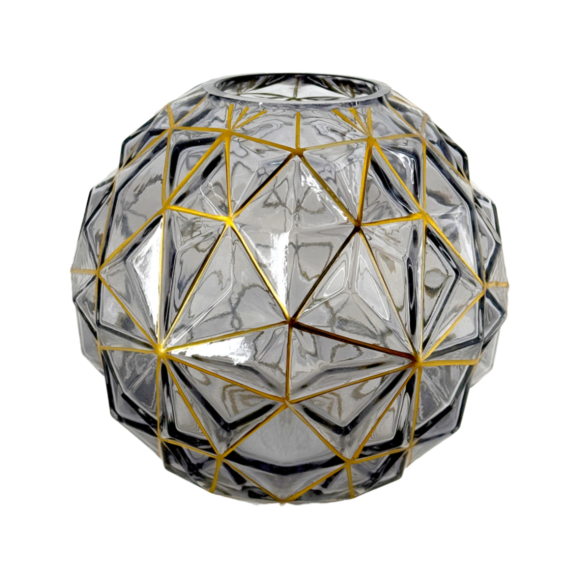 Ваза "Harmony" (стекло), D20хН18 см Прозрачный