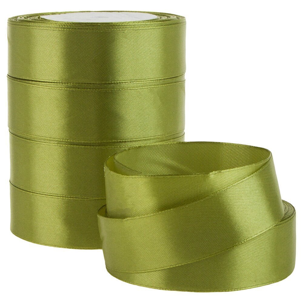 Лента атлас, 25 ммx25 ярд Светло-зеленый
