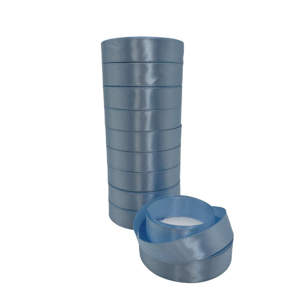 Лента атлас, 20 ммx25 ярд Голубой