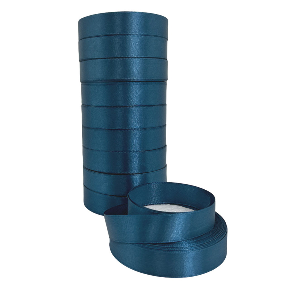 Лента атлас, 20 ммx25 ярд Синий