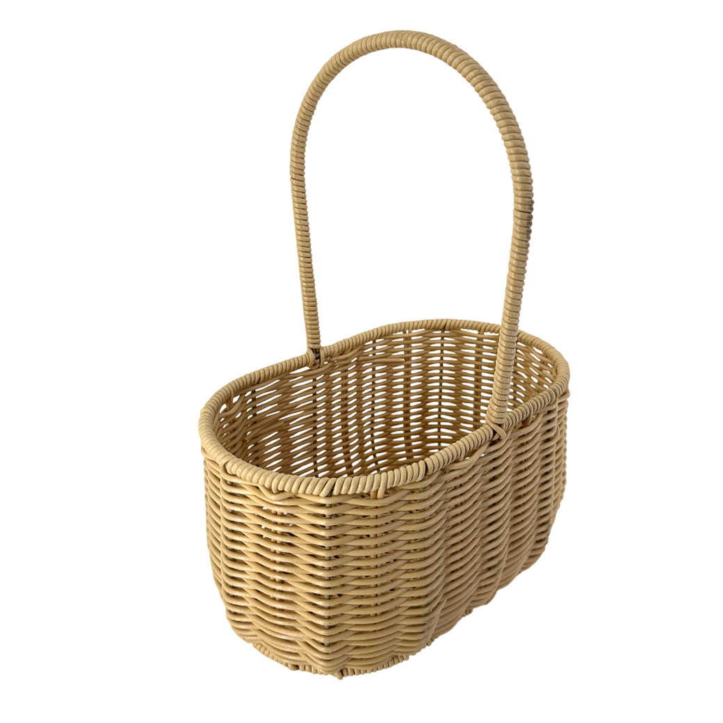 Корзина плетеная (ротанг), 23х15хH30 см Натуральный
