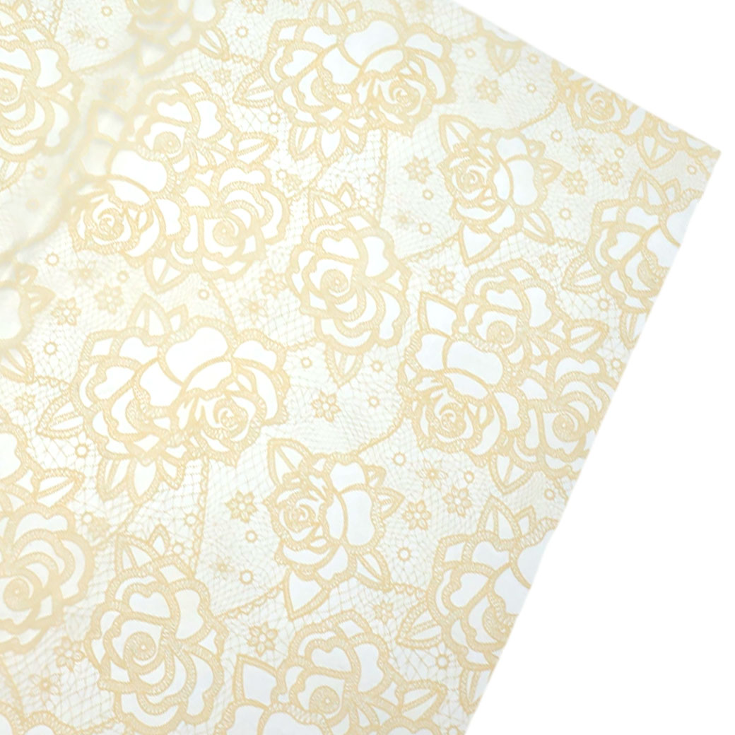 Пленка матовая "Розы", 57x57 см, 53 mic, набор (20 шт) Светло-оранжевый