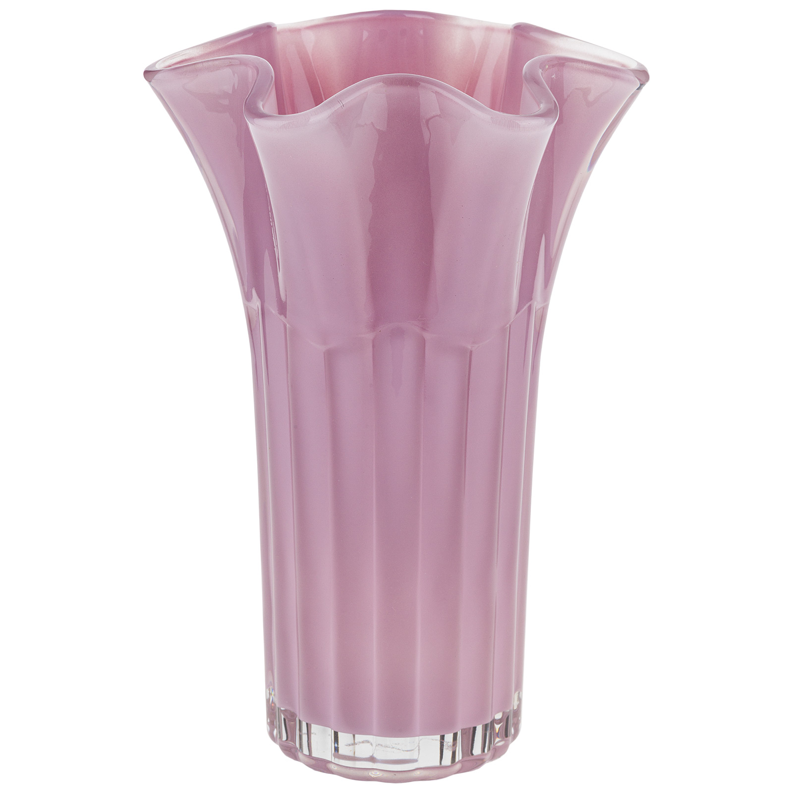 Ваза "Inspire" (стекло), D16,5xH25 см Пыльно-розовый