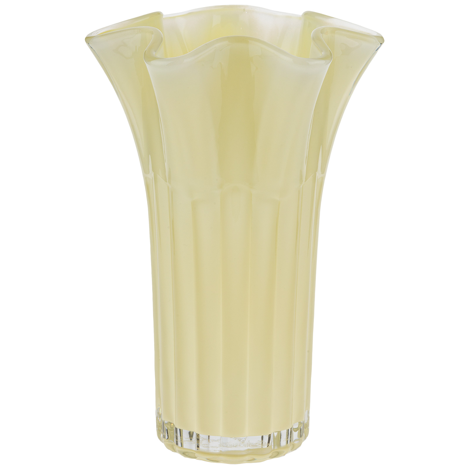 Ваза "Inspire" (стекло), D16,5xH25 см Желтый