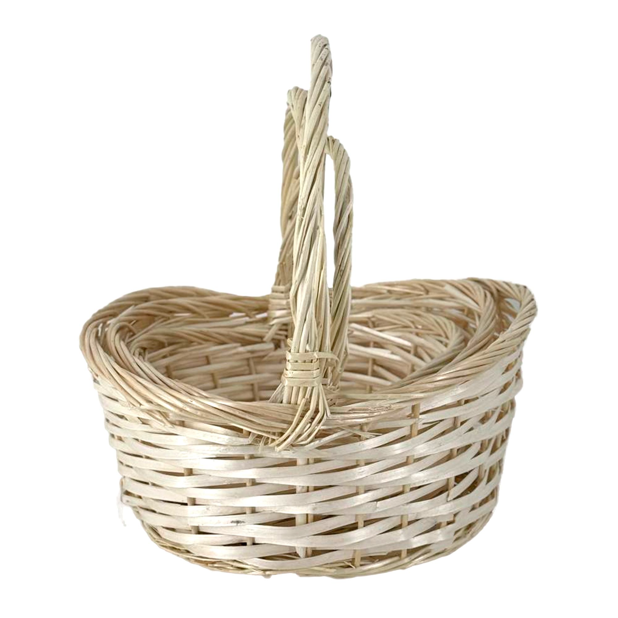 Корзина плетеная (ива), 36x29xH19/37 см - 26x19xH13/26 см, набор (3 шт) Натуральный