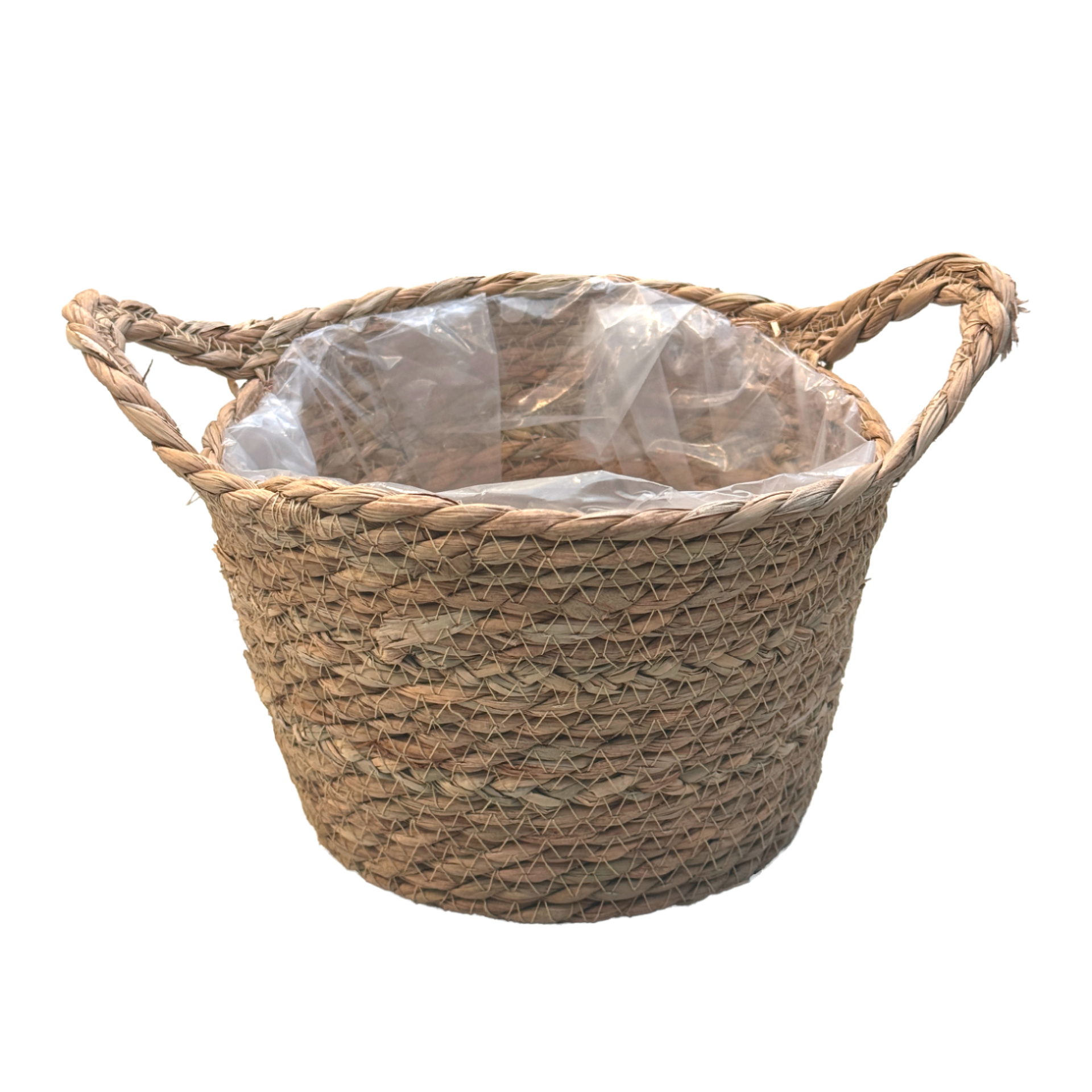 Корзина плетеная (водоросли), D20xH15 см Натуральный