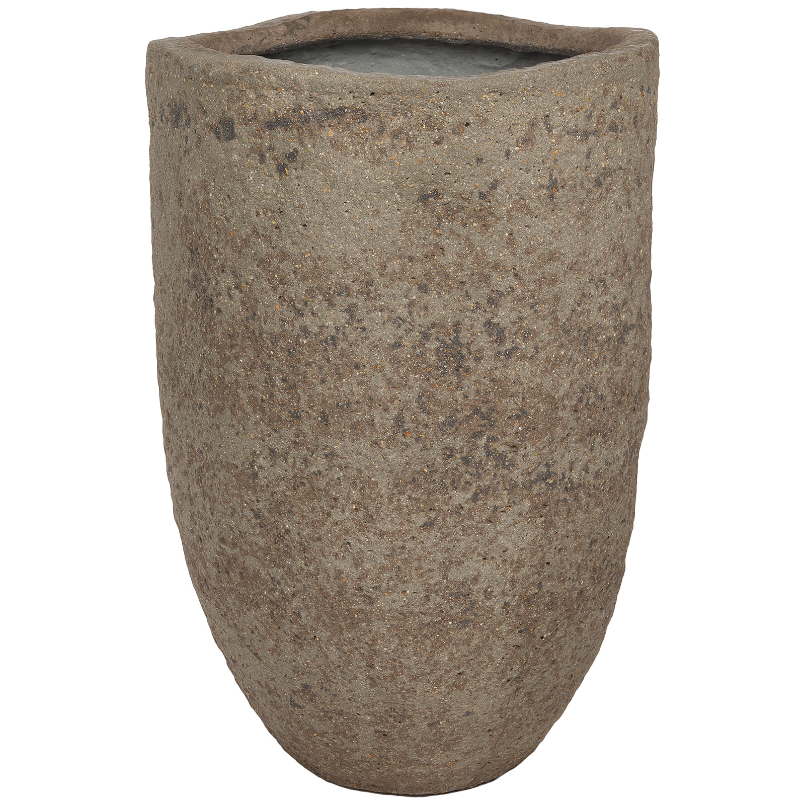 Кашпо Nobilis Marco "Stone Grey Vase" (файкостоун), D38xH56 см Серый