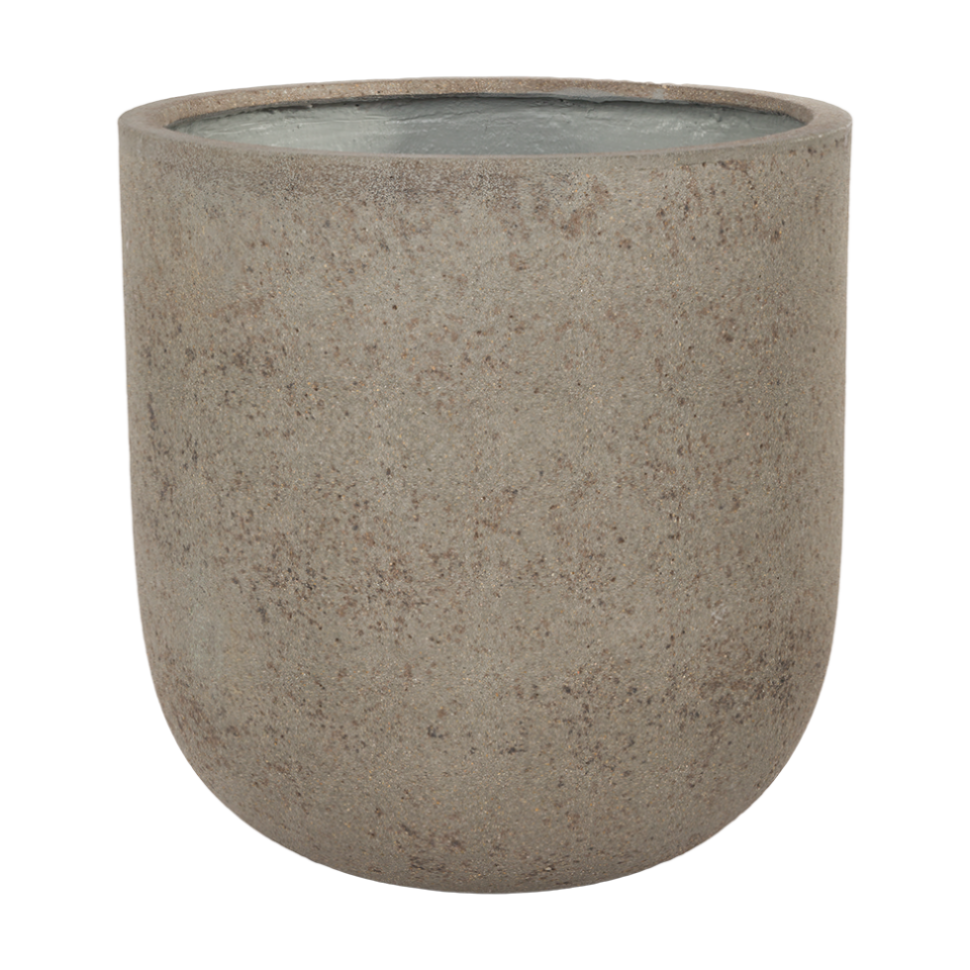 Кашпо Nobilis Marco "Plain Grey stone Round" (файкостоун), D65xH68 см Серый