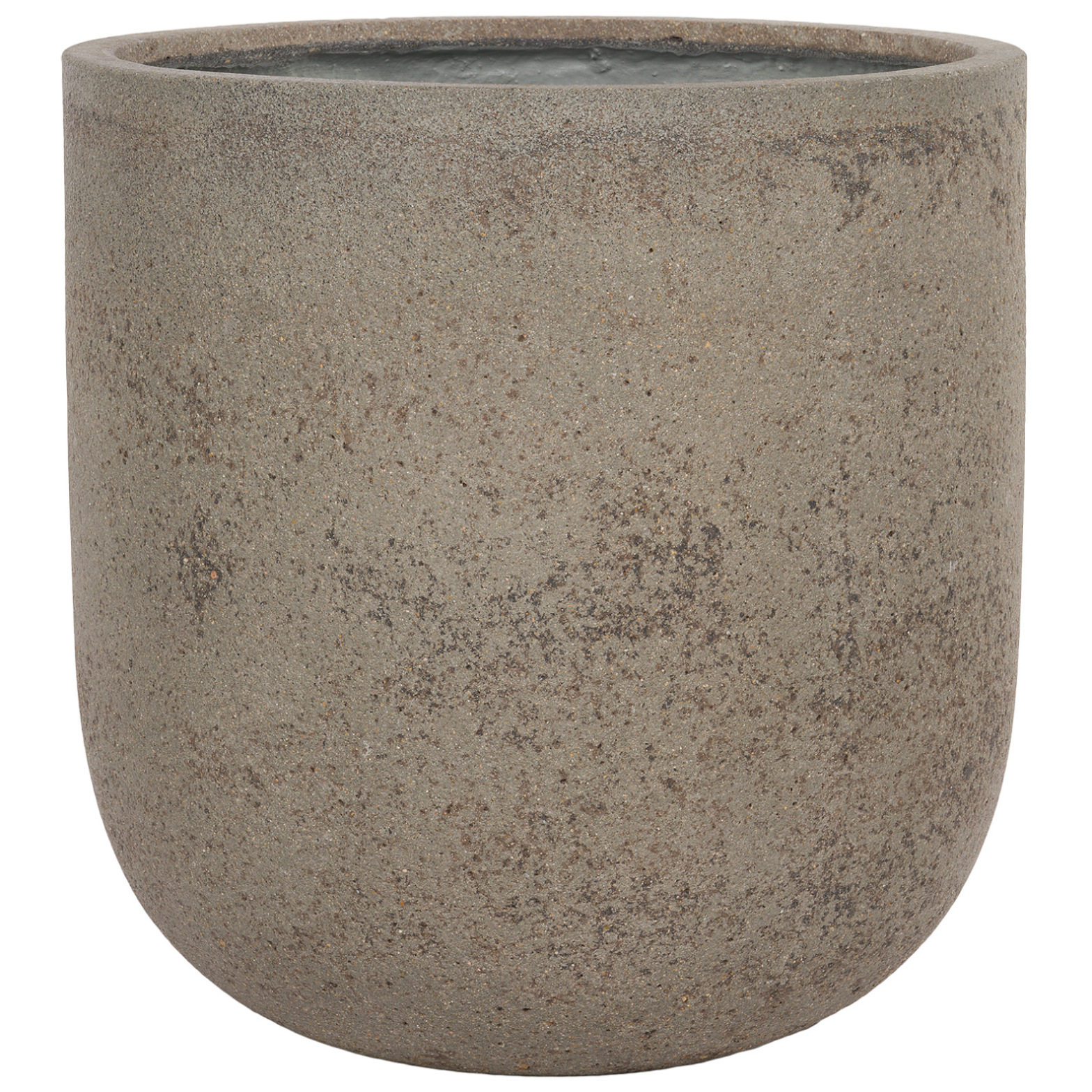 Кашпо Nobilis Marco "Plain Grey stone Round" (файкостоун), D55xH57 см Серый