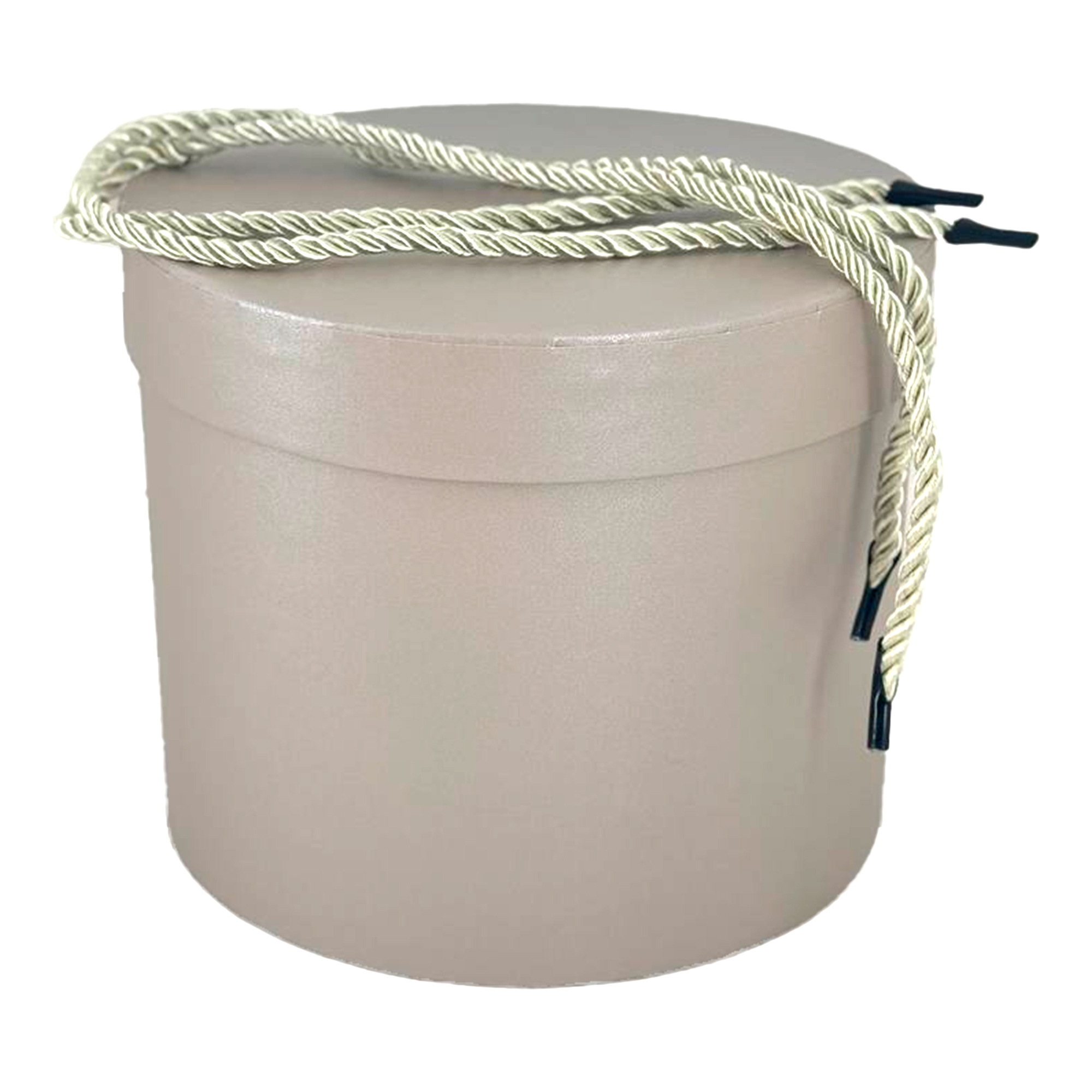 Коробка шляпная, D16xH15 см, с крышкой Бежевый