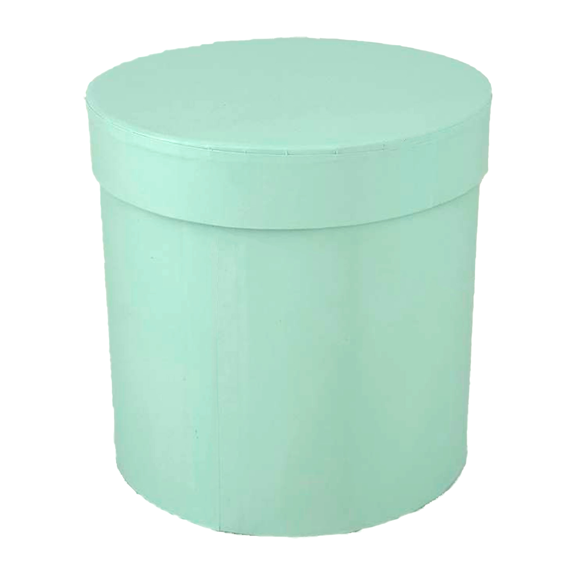 Коробка шляпная, D16xH16 см, с крышкой Светло-зеленый